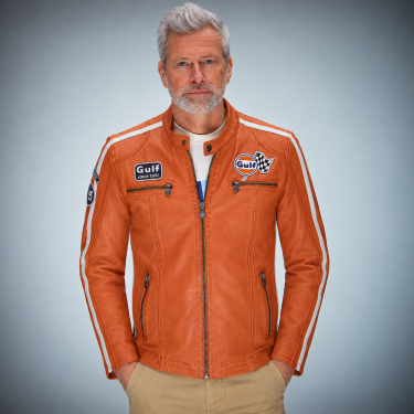 125 Gulf Vintage Race Jacket orange
