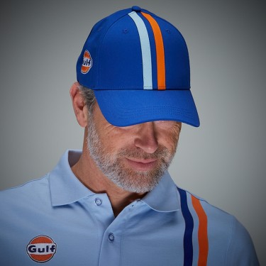Gulf Stripe Cap blue