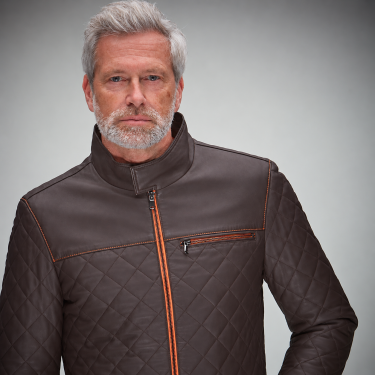 Belrose contrast espresso-orange