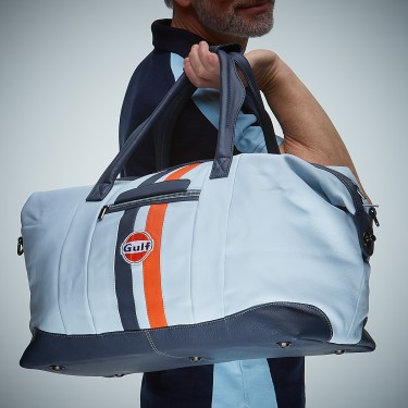 Gulf Leather Travel bag light blue
