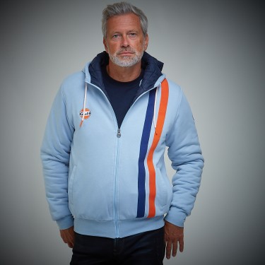 Gulf Thermo Stripe Hoody light blue