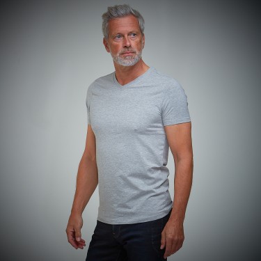 Petrol Blake V-Neck Set light grey
