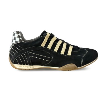 Black-Gold Racing Sneaker