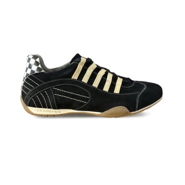 Lady Black-Gold Racing Sneaker