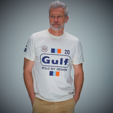 Gulf Bold T-Shirt Ecru