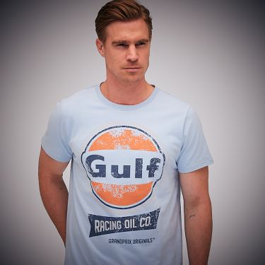 Oil Racing T-Shirt gulf blue