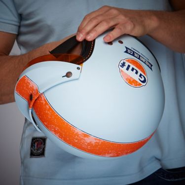 Oil Racing Gulf Helmet