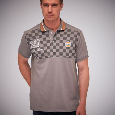 Chequered #20 Polo grey